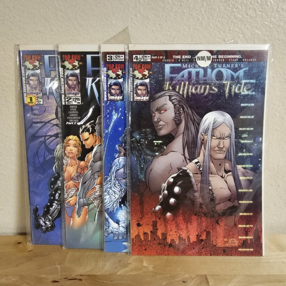 4x Top Cow Fathom Killian's Tide‎ Comic Lof VF #1-4
